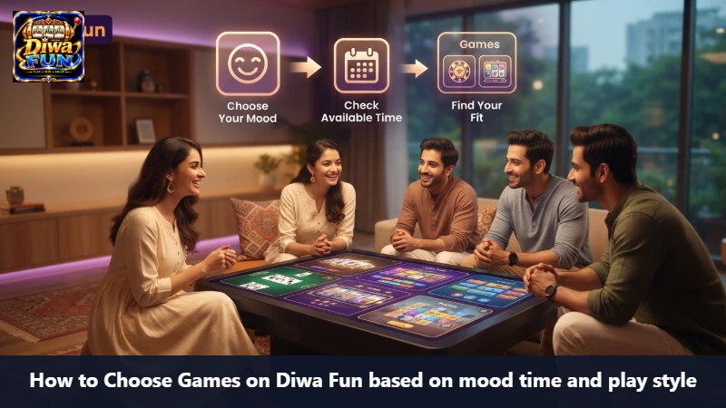 How to Choose Games on Diwa Fun based on mood time and play style