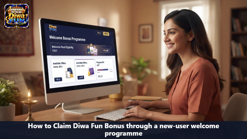 How to Claim Diwa Fun Bonus through a new-user welcome programme